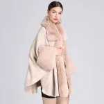 poncho en laine pour femme